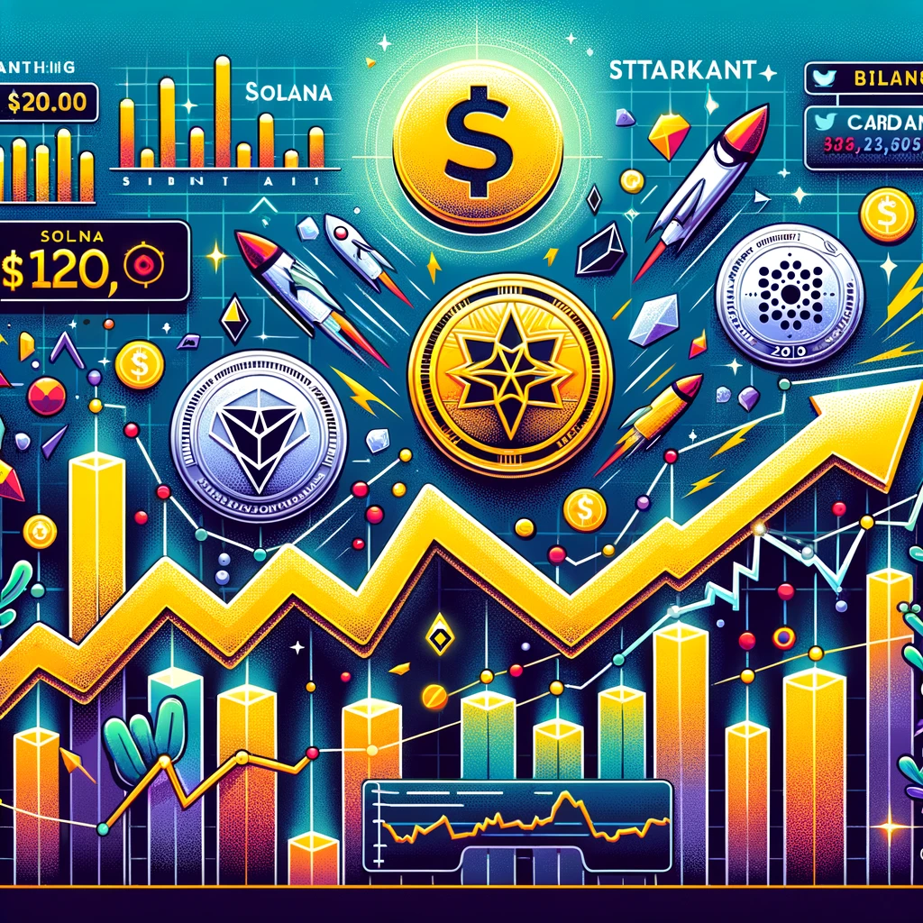 Crypto Market Heats Up: Solana Eyes $120, Starknet Makes Waves, and Cardano Dominates