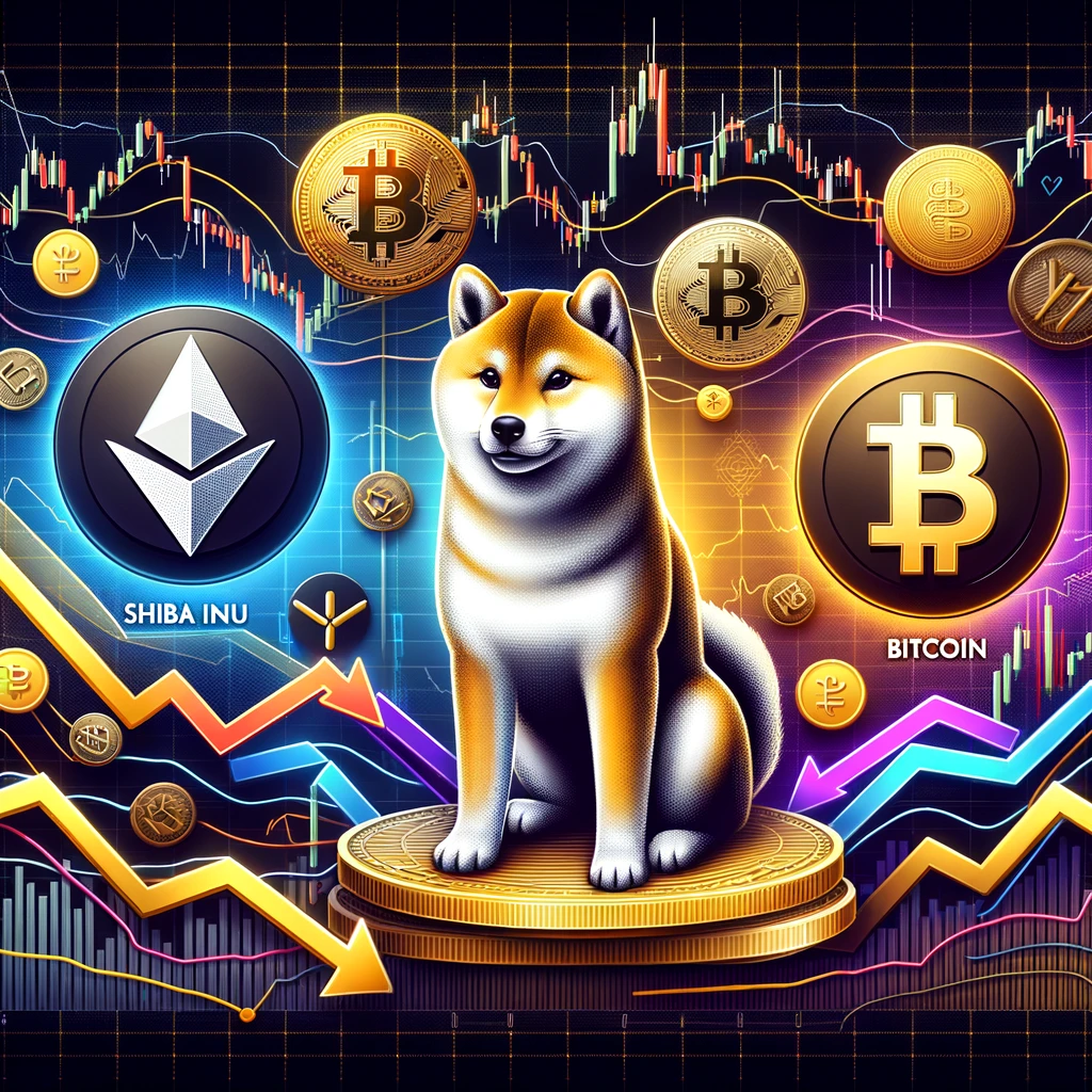 Cryptocurrency Market Faces Turbulence: Shiba Inu and Bitcoin Show Bearish Signs While XRP Wrestles with EMAs